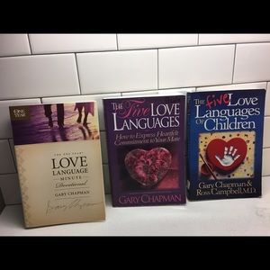 Set of three Love Language Books by Gary Chapman